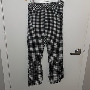 Black and white checkered jeans!